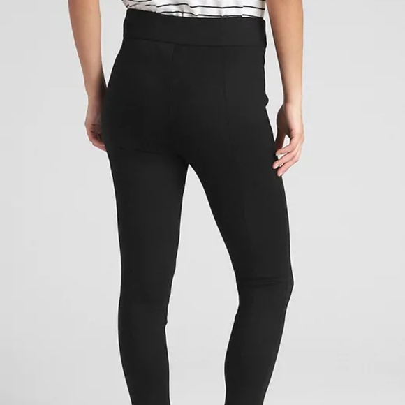 Gap Side-Zip Ponte Legging size S Charcoal Heather - Picture 6 of 8